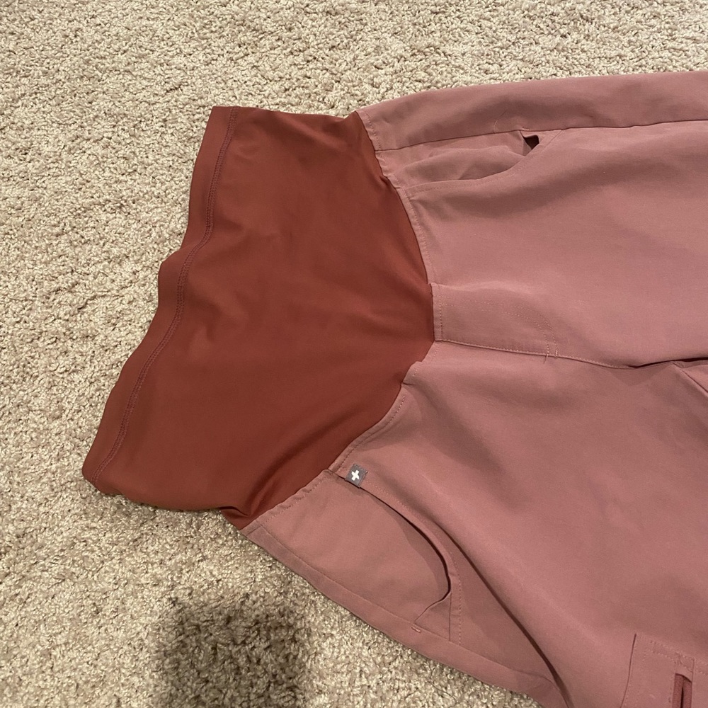 Mauve maternity Figs scrub pants